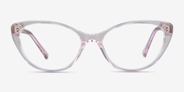 Twinkle Clear Pink Acetate Eyeglass Frames