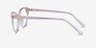 Twinkle Clear Pink AcétateMontures de lunettes de vue d'EyeBuyDirect, Vue de Côté