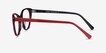 Twinkle Red AcetateEyeglass Frames from EyeBuyDirect, Side View