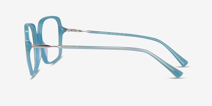 Domingo Blue Acetate Eyeglass Frames from EyeBuyDirect