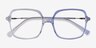 Domingo Clear Gray AcetateEyeglass Frames from EyeBuyDirect, Closed View