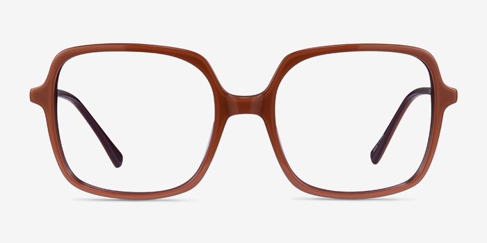 Domingo Brown Acetate Eyeglass Frames from EyeBuyDirect