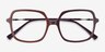 Domingo Brown AcetateEyeglass Frames from EyeBuyDirect, Closed View