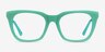 Lunar Vert AcétateMontures de lunettes de vue d'EyeBuyDirect, Vue de Face