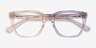 Lunar Clear Brown AcetateEyeglass Frames from EyeBuyDirect, Closed View