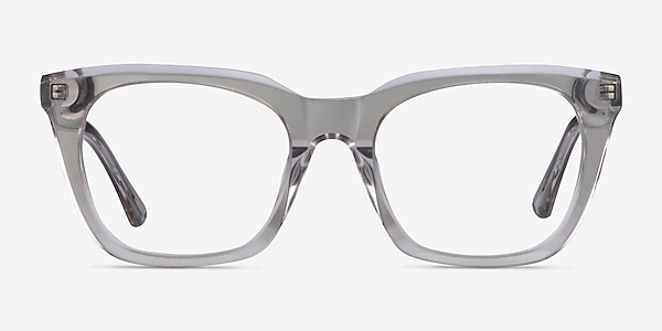 Lunar Clear Gray Acetate Eyeglass Frames
