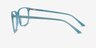 Tony Bleu AcétateMontures de lunettes de vue d'EyeBuyDirect, Vue de Côté