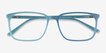 Tony Blue AcetateEyeglass Frames from EyeBuyDirect, Closed View