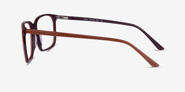 Tony Brown AcetateEyeglass Frames from EyeBuyDirect, Side View