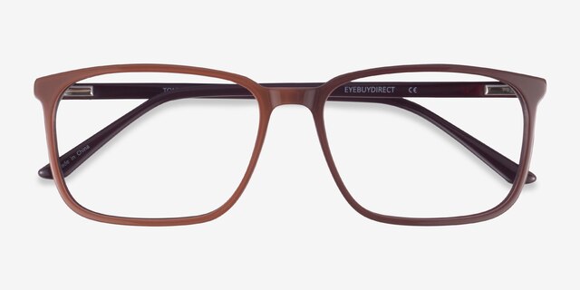Tony Brown AcetateEyeglass Frames from EyeBuyDirect, Closed View
