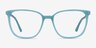 Outside Blue AcetateEyeglass Frames from EyeBuyDirect, Front View