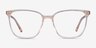 Outside Brown AcetateEyeglass Frames from EyeBuyDirect, Front View