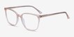 Outside Brown AcetateEyeglass Frames from EyeBuyDirect, Angle View