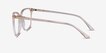 Outside Brown AcetateEyeglass Frames from EyeBuyDirect, Side View