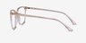 Outside Brown AcetateEyeglass Frames from EyeBuyDirect, Side View