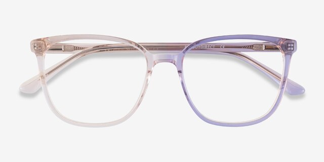 Outside Brown AcetateEyeglass Frames from EyeBuyDirect, Closed View