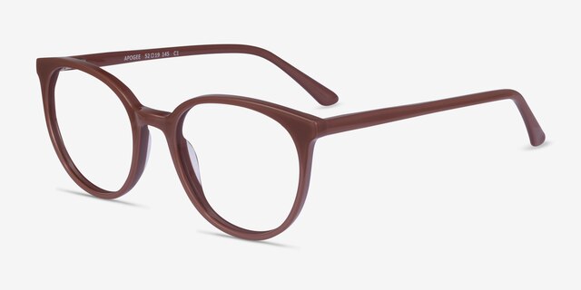 Apogee Brown AcetateEyeglass Frames from EyeBuyDirect, Angle View