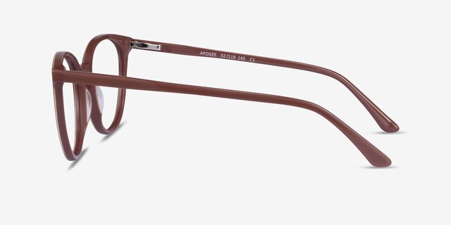 Apogee Brown AcetateEyeglass Frames from EyeBuyDirect, Side View