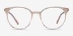 Apogee Clear Brown AcetateEyeglass Frames from EyeBuyDirect, Front View
