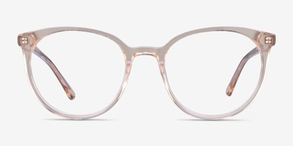 Apogee Clear Brown Acetate Eyeglass Frames