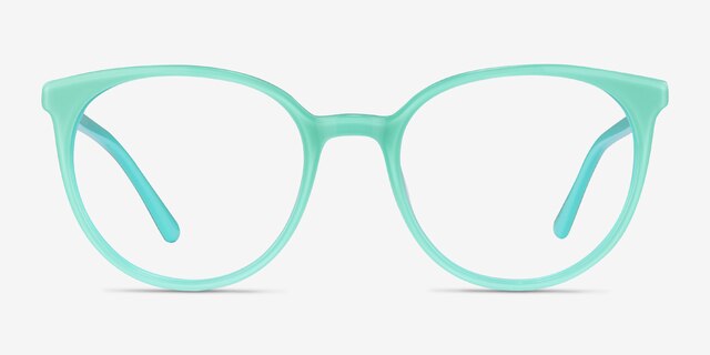 Apogee Green AcetateEyeglass Frames from EyeBuyDirect, Front View