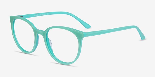 Apogee Green AcetateEyeglass Frames from EyeBuyDirect, Angle View