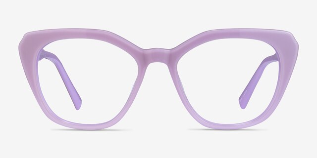 Judy Purple AcetateEyeglass Frames from EyeBuyDirect, Front View