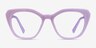 Judy Purple AcetateEyeglass Frames from EyeBuyDirect, Front View