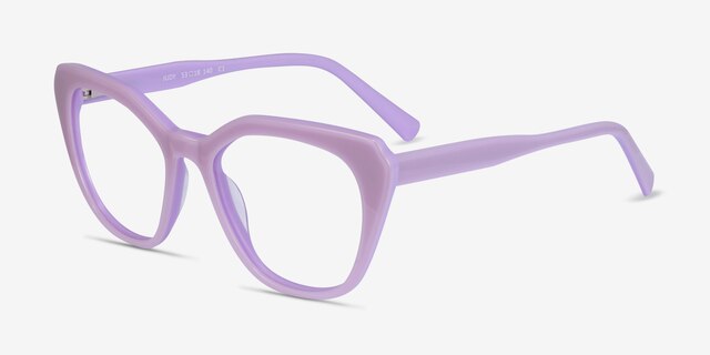 Judy Purple AcetateEyeglass Frames from EyeBuyDirect, Angle View
