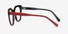 Judy Red AcetateEyeglass Frames from EyeBuyDirect, Side View