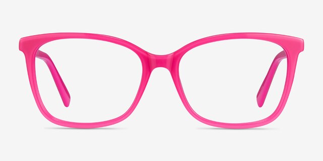 Michelle Pink AcetateEyeglass Frames from EyeBuyDirect, Front View