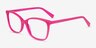 Michelle Pink AcetateEyeglass Frames from EyeBuyDirect, Angle View