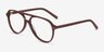 Rewind Brown AcetateEyeglass Frames from EyeBuyDirect, Angle View