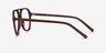 Rewind Brown AcetateEyeglass Frames from EyeBuyDirect, Side View