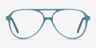 Rewind Blue AcetateEyeglass Frames from EyeBuyDirect, Front View