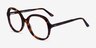 Florescence Tortoise AcetateEyeglass Frames from EyeBuyDirect, Angle View