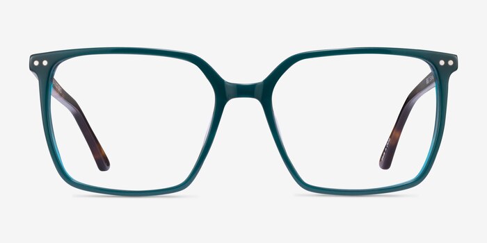 Ephemeral Teal Tortoise Acetate Eyeglass Frames from EyeBuyDirect