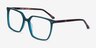Ephemeral Teal Tortoise AcetateEyeglass Frames from EyeBuyDirect, Angle View