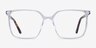 Ephemeral Clear Tortoise AcetateEyeglass Frames from EyeBuyDirect, Front View