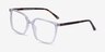 Ephemeral Clear Tortoise AcetateEyeglass Frames from EyeBuyDirect, Angle View