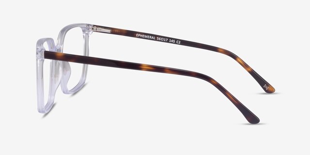 Ephemeral Clear Tortoise AcetateEyeglass Frames from EyeBuyDirect, Side View
