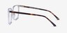 Ephemeral Clear Tortoise AcetateEyeglass Frames from EyeBuyDirect, Side View