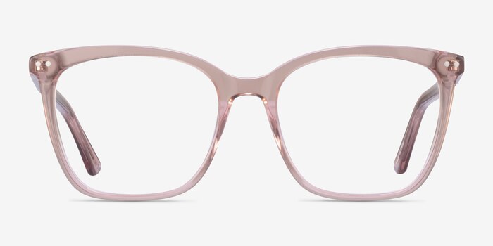 Meliora Clear Pink Acetate Eyeglass Frames from EyeBuyDirect