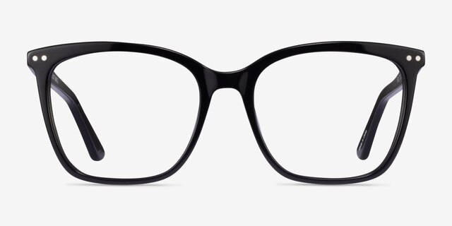 Meliora Black AcetateEyeglass Frames from EyeBuyDirect, Front View