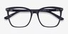 Meliora Black AcetateEyeglass Frames from EyeBuyDirect, Closed View