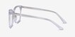 Meliora Clear Alternative MaterialsEyeglass Frames from EyeBuyDirect, Side View