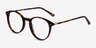 Riviere Tortoise AcetateEyeglass Frames from EyeBuyDirect, Angle View