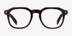 Apricus Clear Brown Alternative MaterialsEyeglass Frames from EyeBuyDirect, Front View
