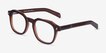 Apricus Clear Brown Alternative MaterialsEyeglass Frames from EyeBuyDirect, Angle View