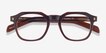 Apricus Clear Brown Alternative MaterialsEyeglass Frames from EyeBuyDirect, Closed View
